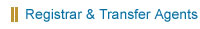 Registrar & Transfer Agents...